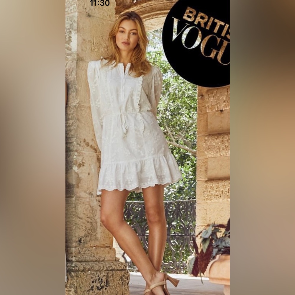 Cartolina Nantucket white dress